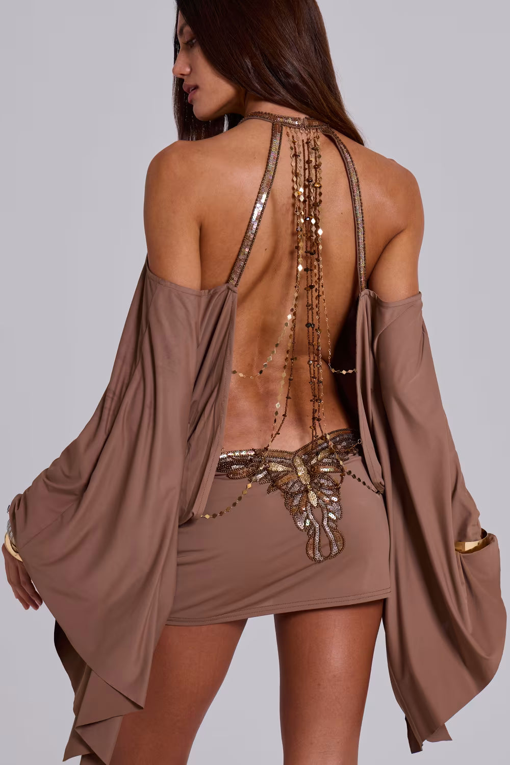 the sloma™ butterfly mini dress
